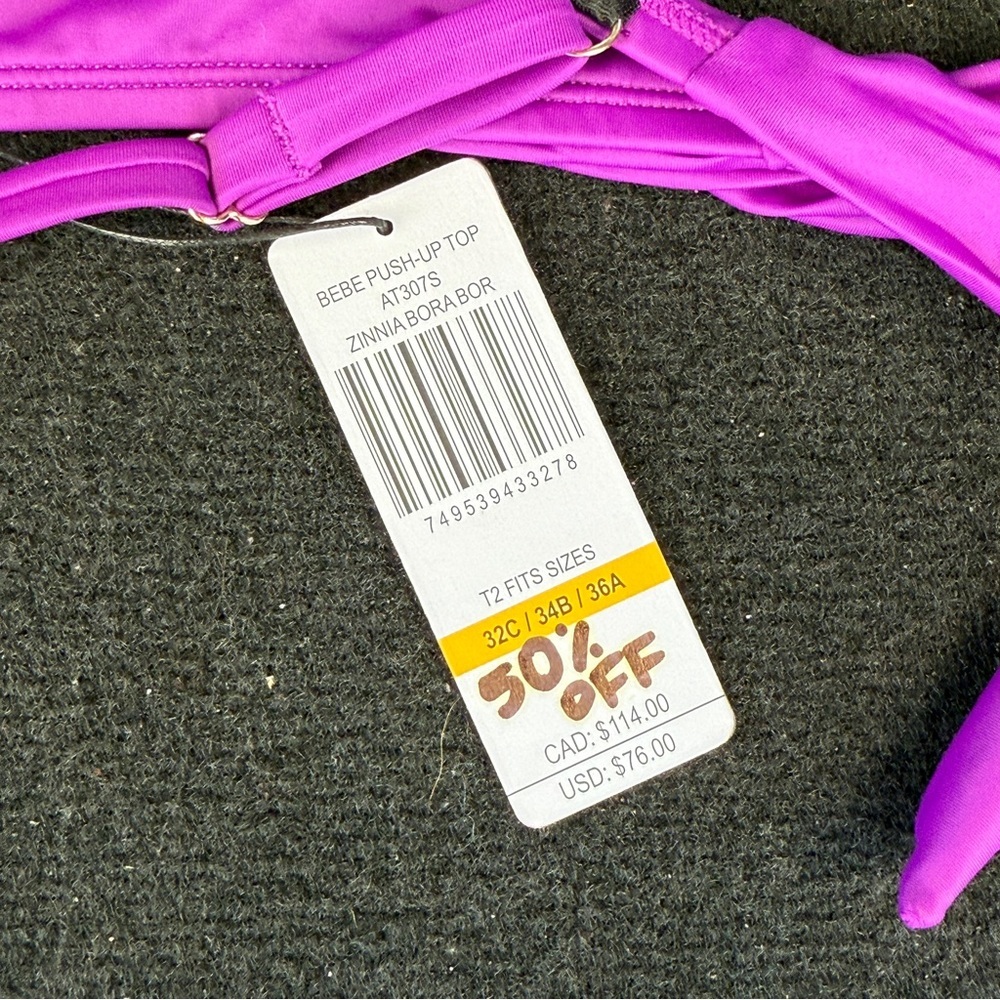 Vibrant Purple Women's Bra - Picture 4 of 4
